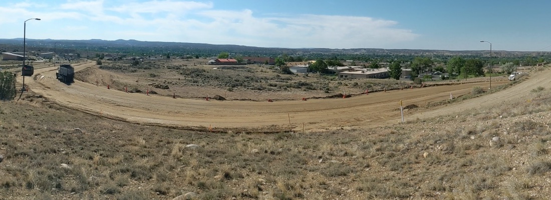 Dirt work underway