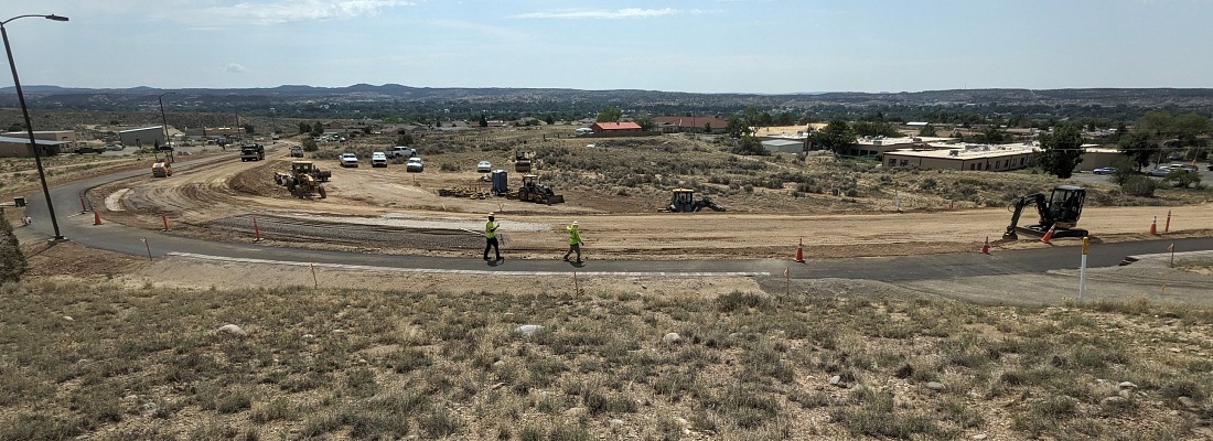 Pedestrian path completed.