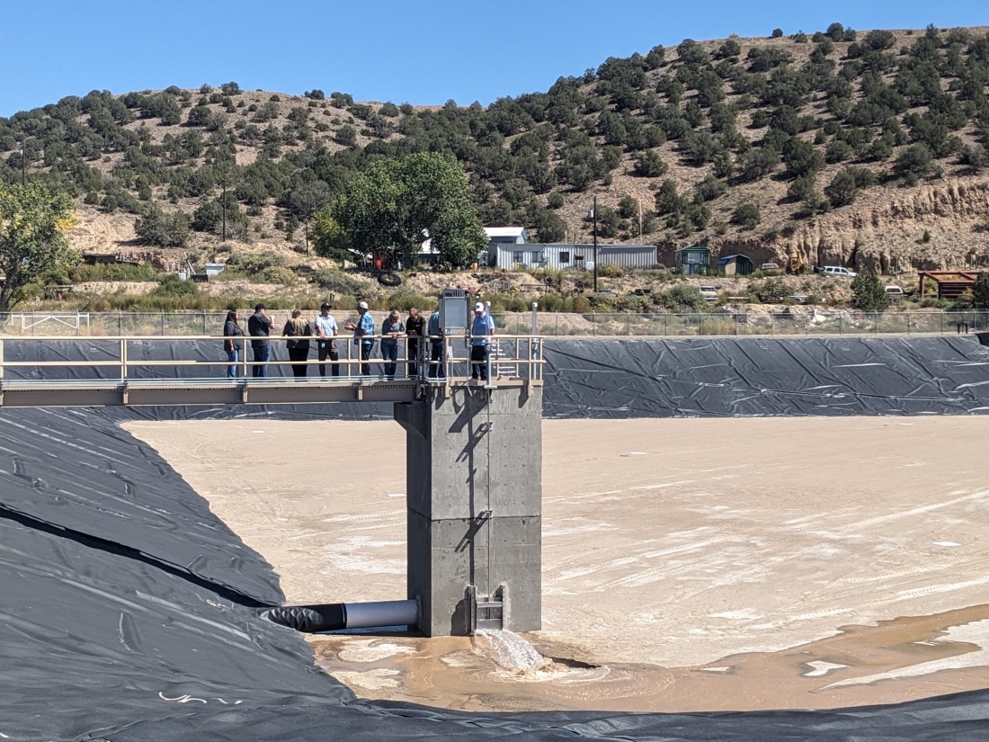 Reservoir completed, dedication ceremony