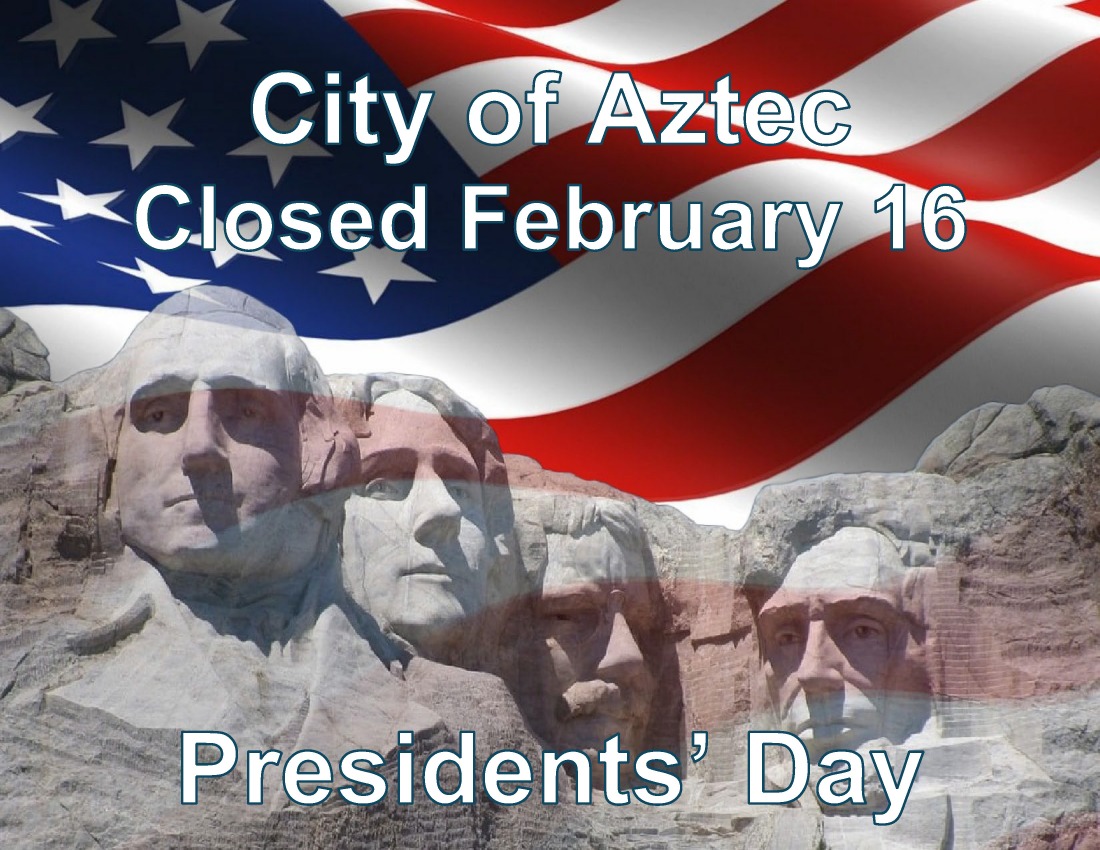Presidents Day Closed