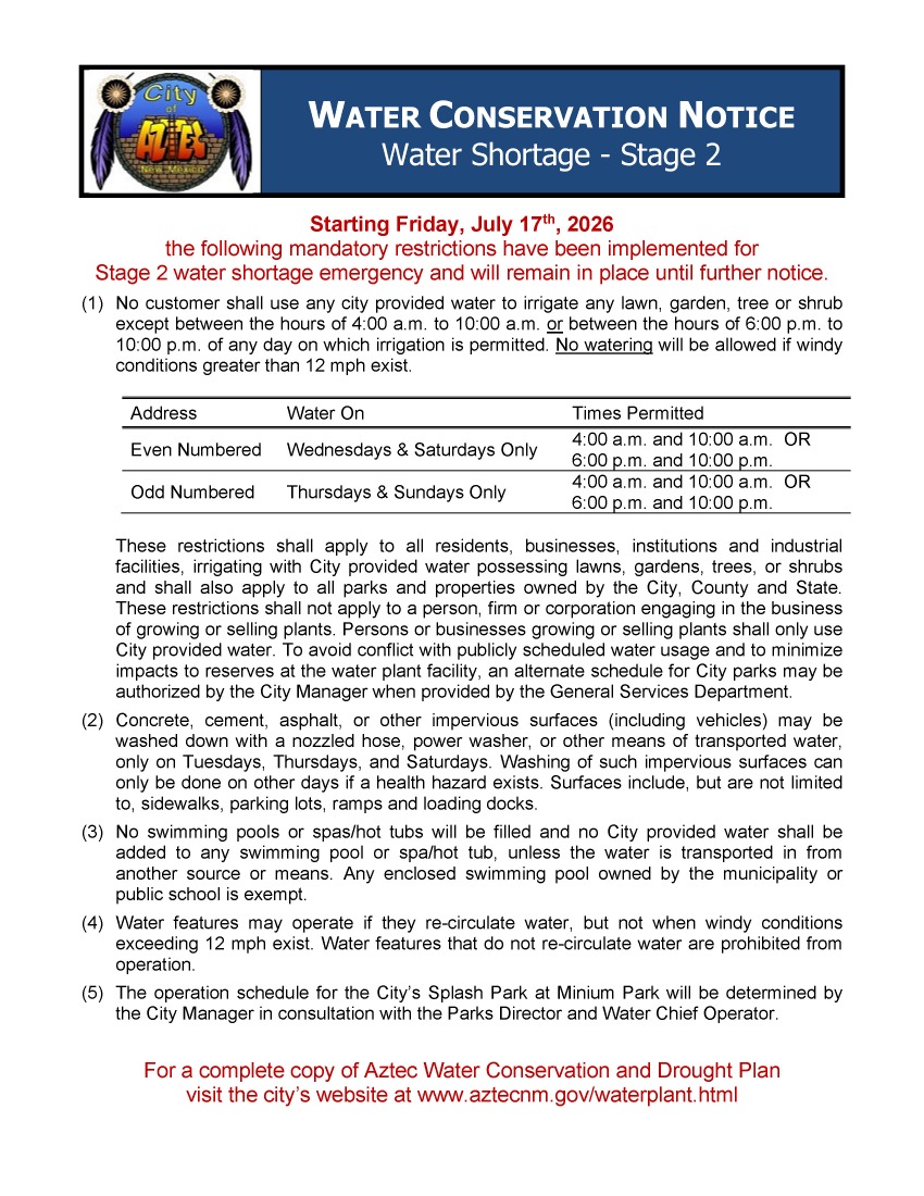 Stage 2 Notice